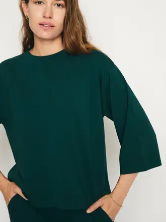 RE/BORN Zizi tee - Forest green