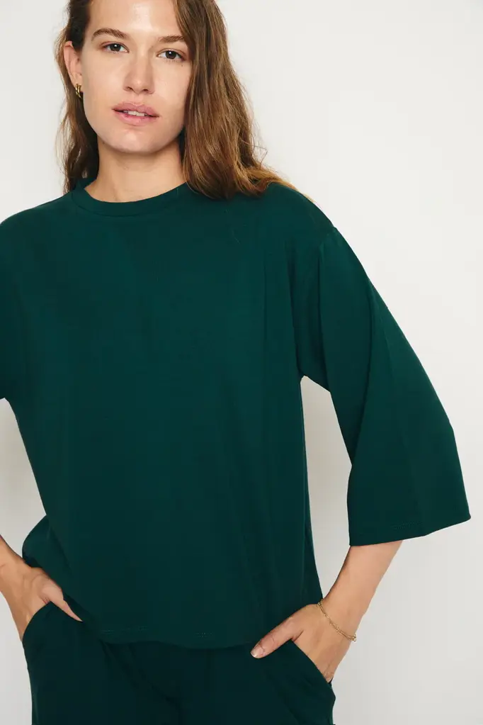 RE/BORN Zizi tee - Forest green