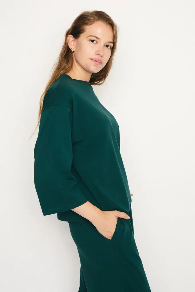RE/BORN Zizi tee - Forest green