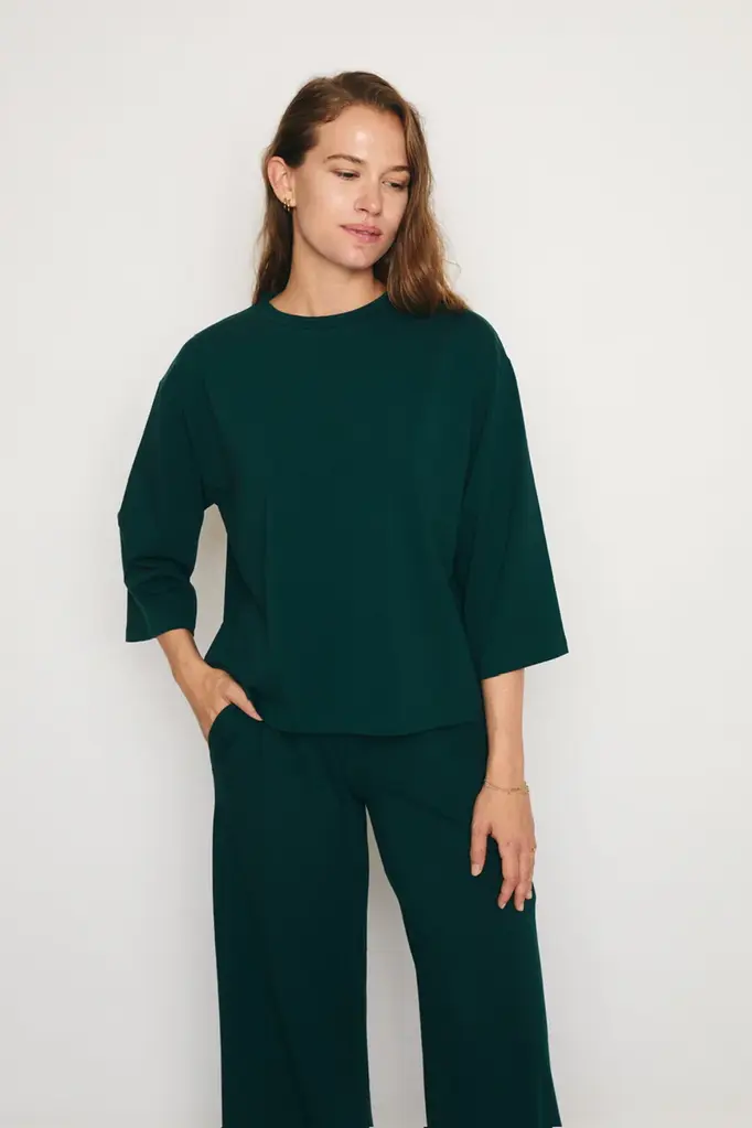 RE/BORN Zizi tee - Forest green