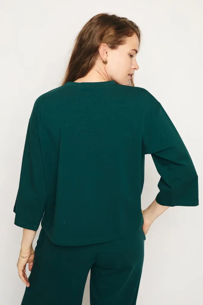 RE/BORN Zizi tee - Forest green