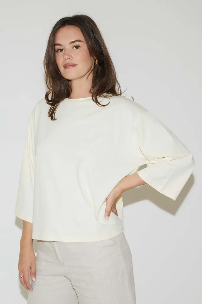 RE/BORN Zizi tee - Butter