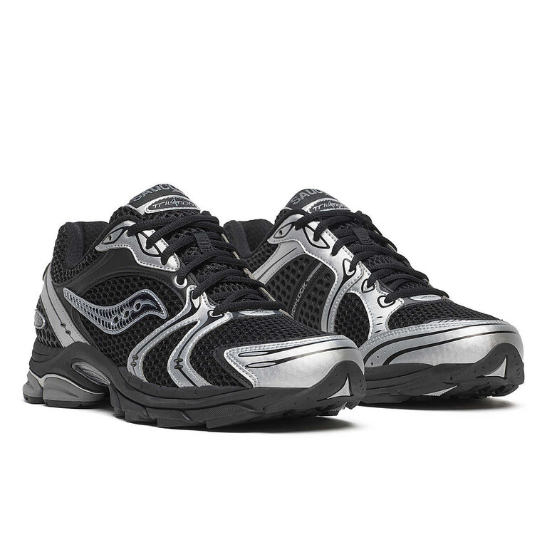 Saucony Progrid Triumph 4 - Black/Silver (Black Sole)
