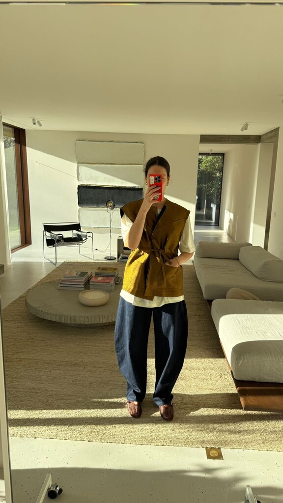 AVDW Brocy Sleeveless Jacket - Gold