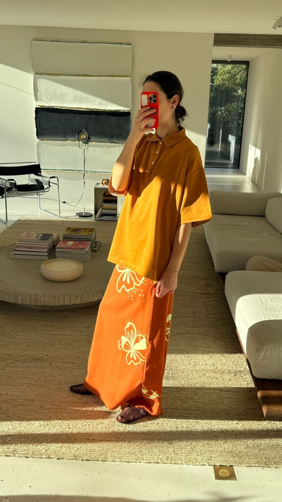 AVDW Flora Travel Maxi Skirt - Brown