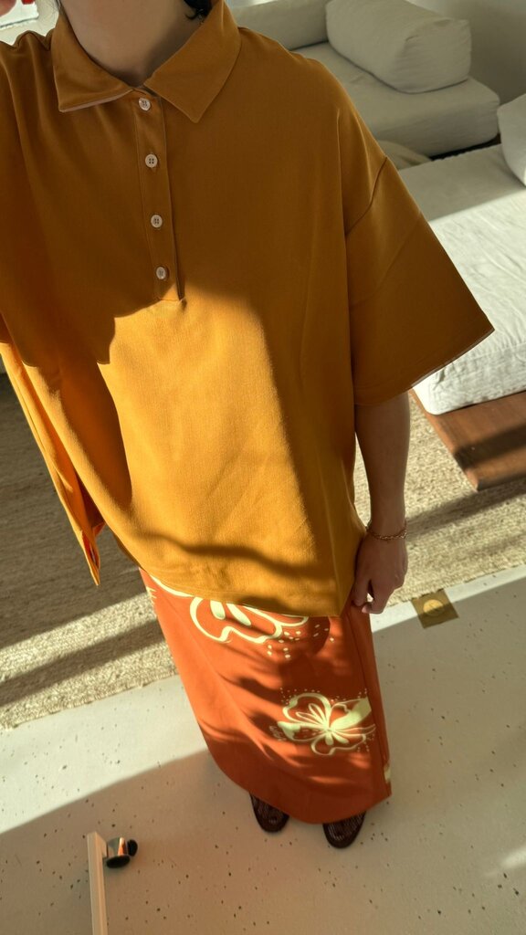 AVDW Flora Travel Maxi Skirt - Brown