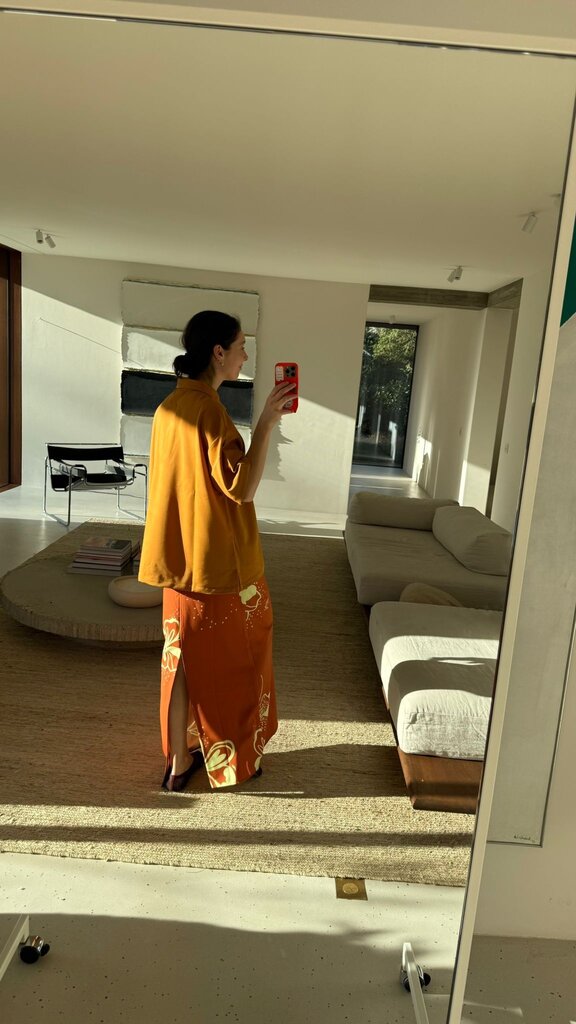 AVDW Flora Travel Maxi Skirt - Brown