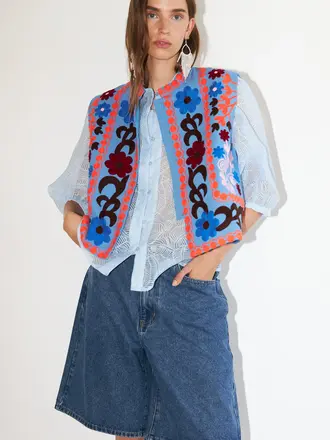 Lolly's Laundry Bin Vest - Blue