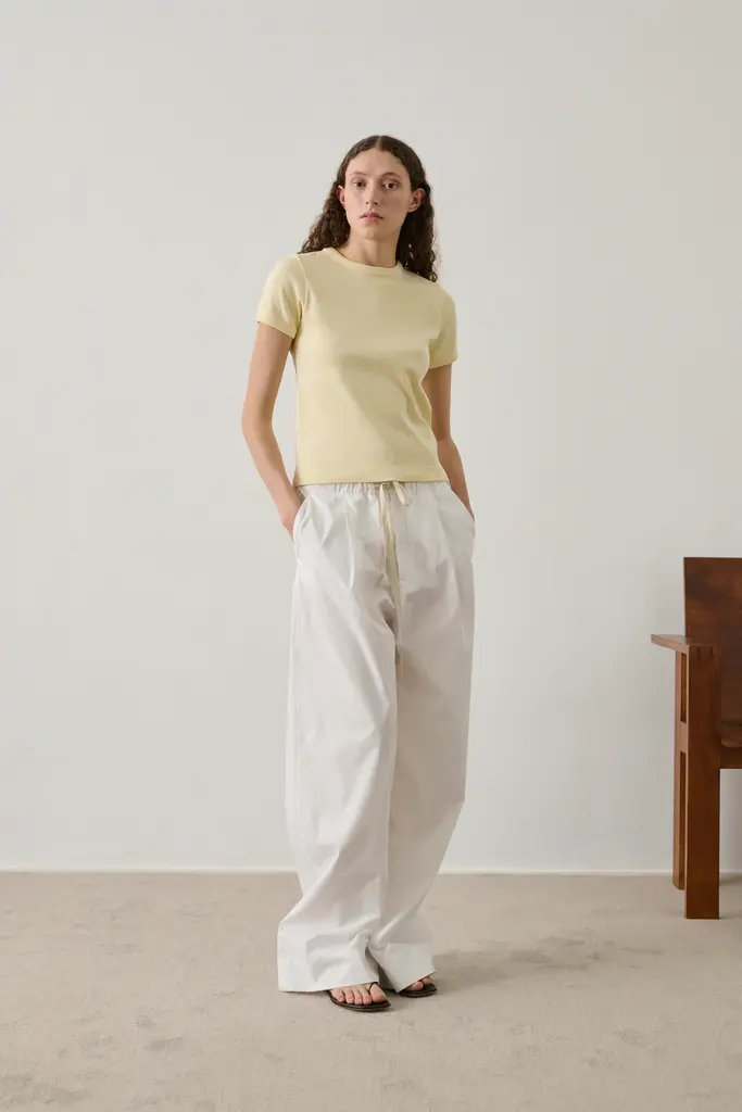 Soeur Aristide T-shrit - Jaune Pale