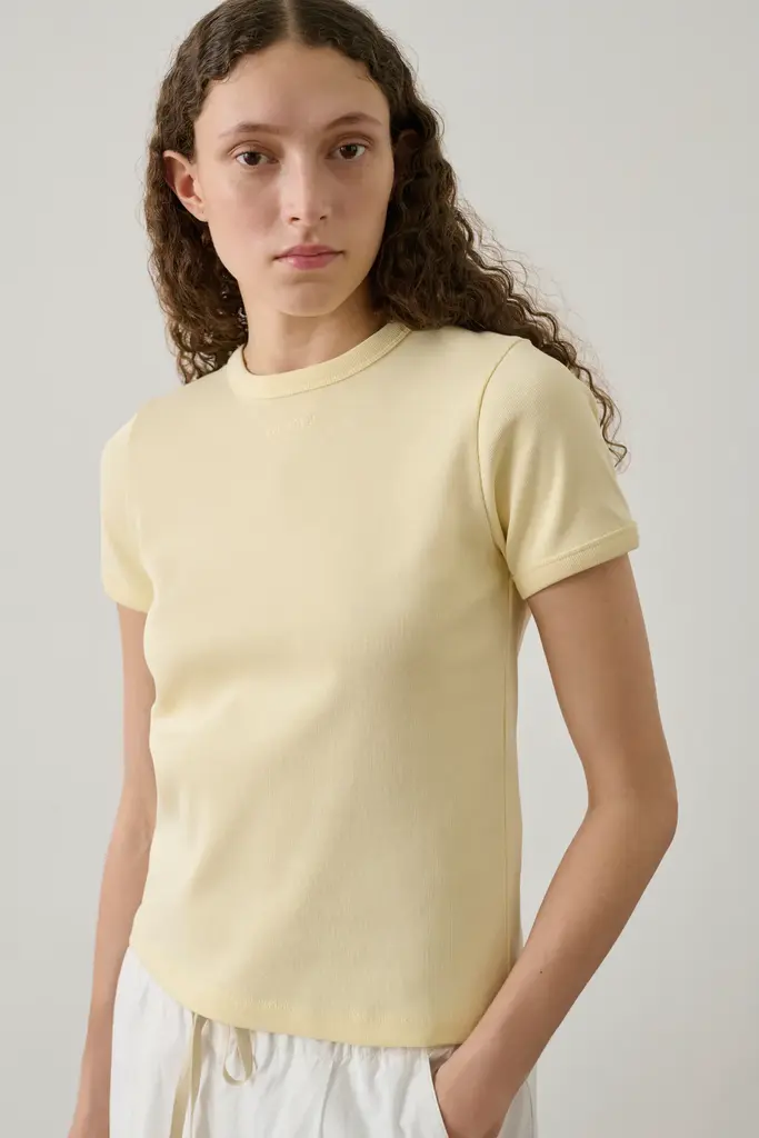 Soeur Aristide T-shrit - Jaune Pale