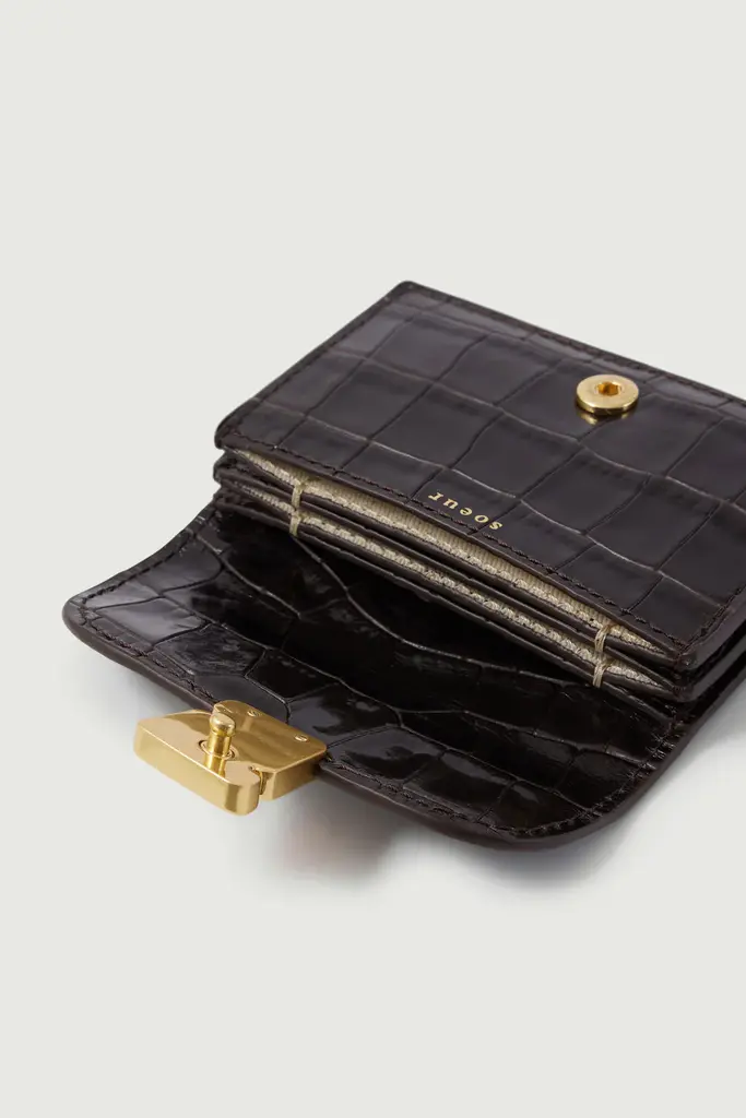 Soeur Aube Wallet - Marron Fonce