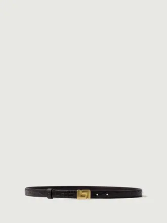 Soeur Ninon Mini Belt - Marron Fonce