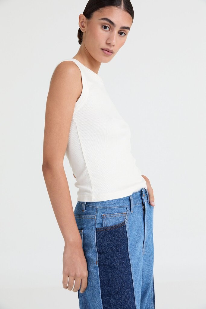 Liv The Label Joey Jeans - Mid Blue/Light Blue