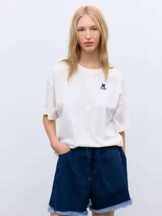 The New Society TNS Logo T-shirt - Ecru