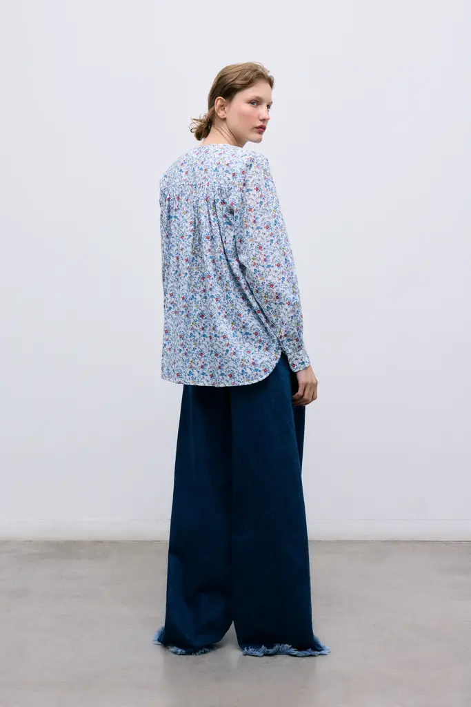 The New Society TNS Denim Extra Wide Pants - Indigo Denim