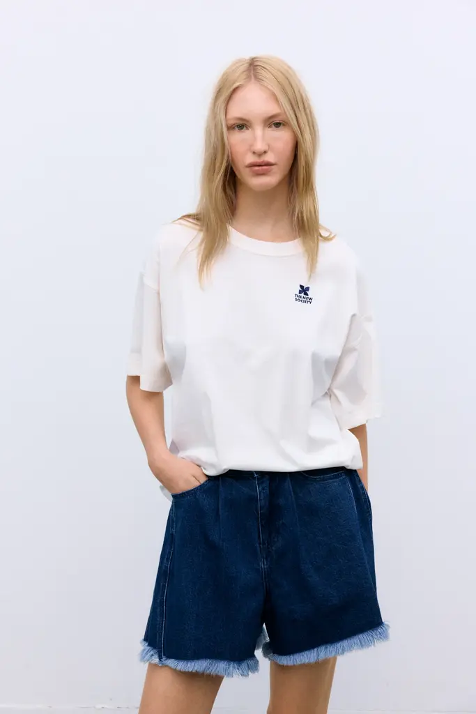 The New Society TNS Denim Shorts - Indigo Denim