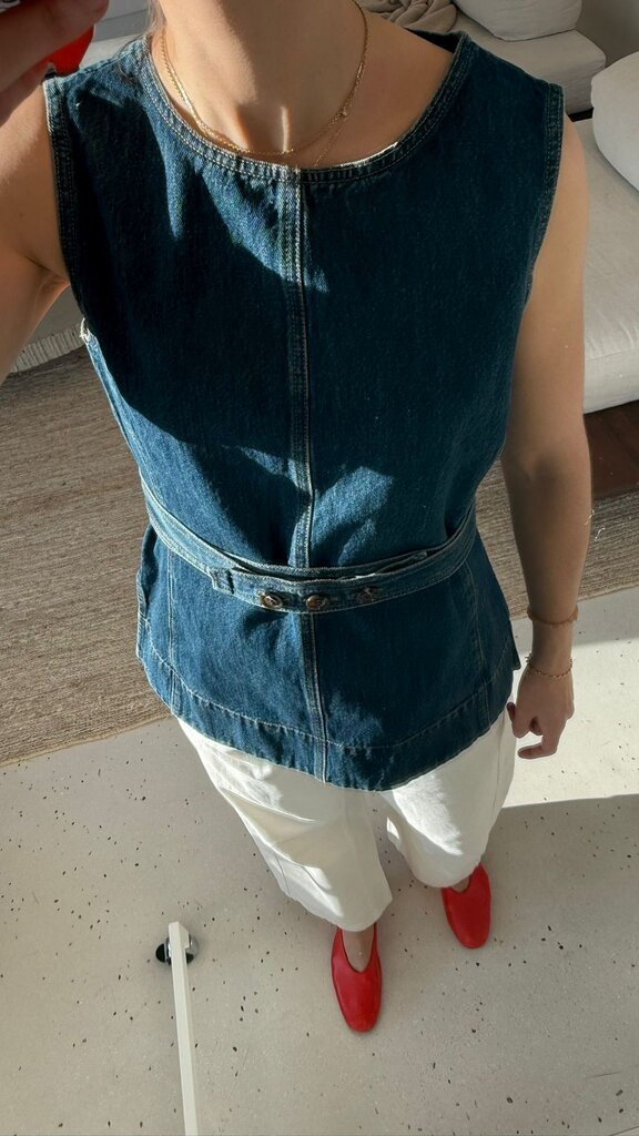 Soeur Chance Blouse - Blue/Vert