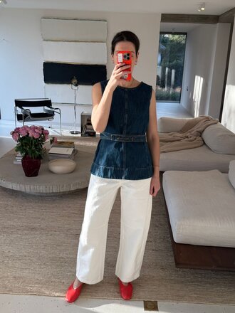 Soeur Chance Blouse - Blue/Vert