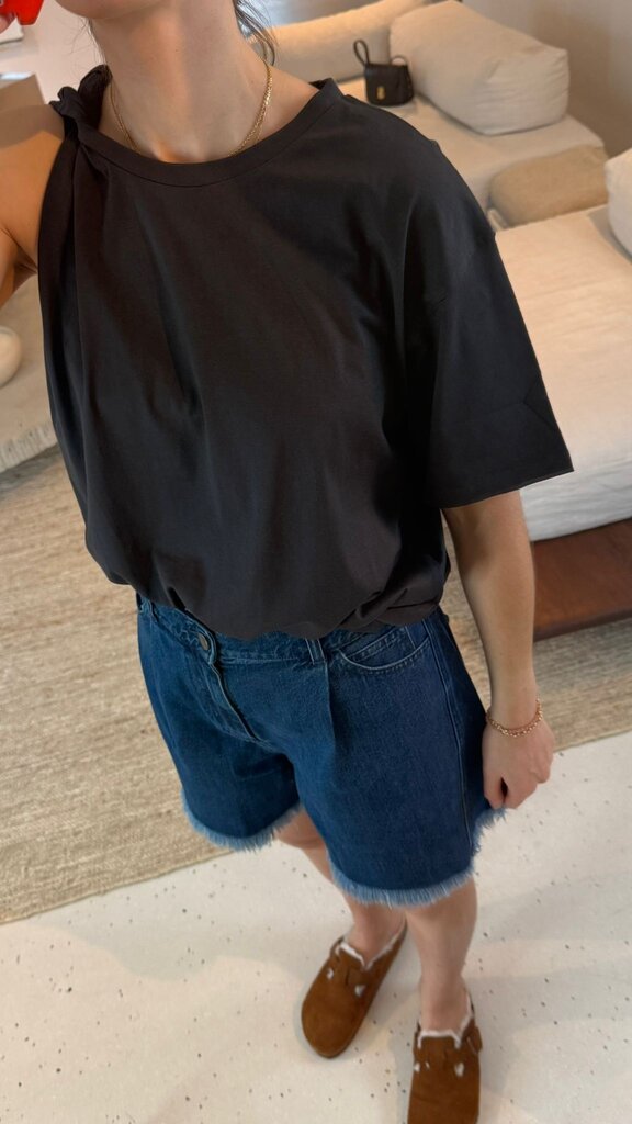 Mel Antwerp Boyfriend T-shirt - Coal