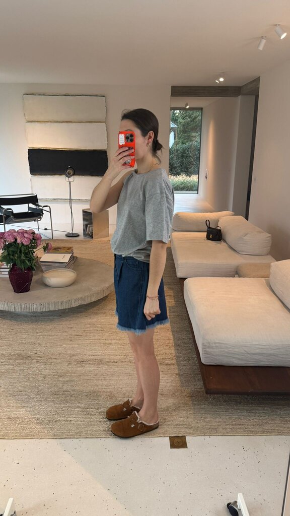 Mel Antwerp Boyfriend T-Shirt - Grey