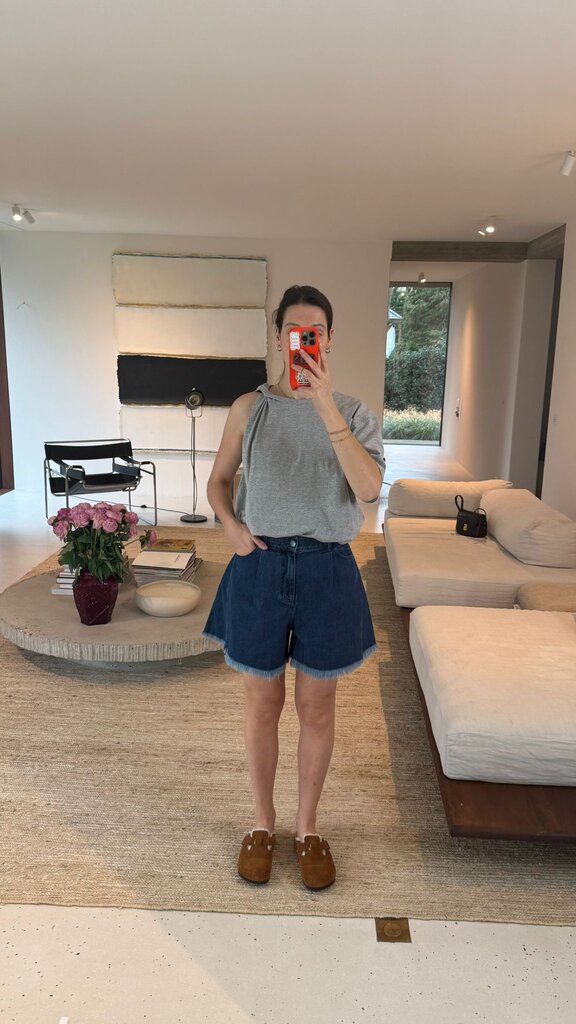 Mel Antwerp Boyfriend T-Shirt - Grey