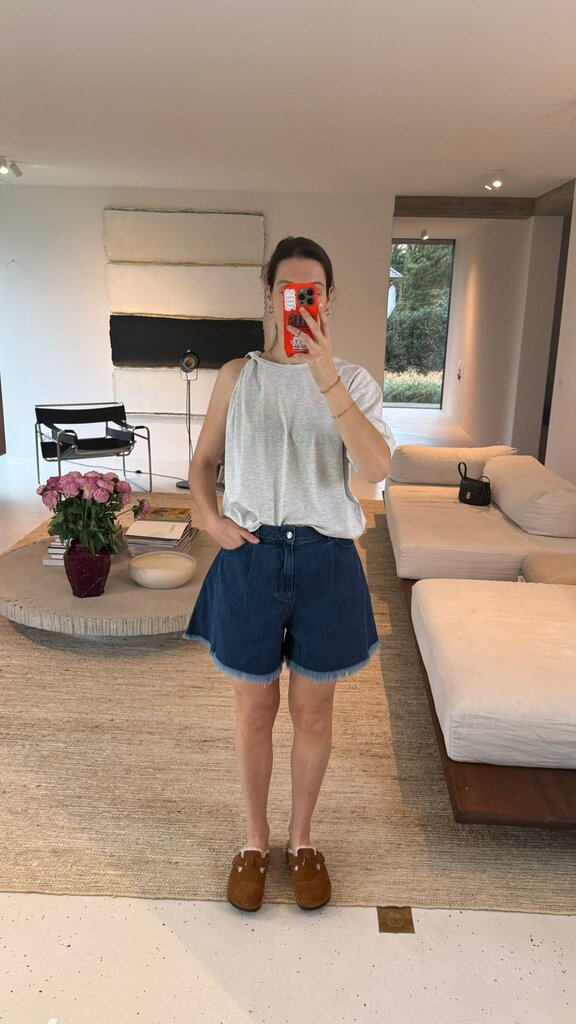 Mel Antwerp Boyfriend T-shirt - Snow