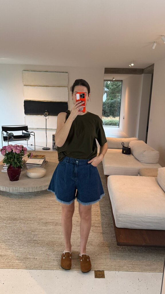 Mel Antwerp Boyfriend T-shirt - Kaki