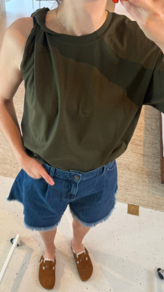 Mel Antwerp Boyfriend T-shirt - Kaki