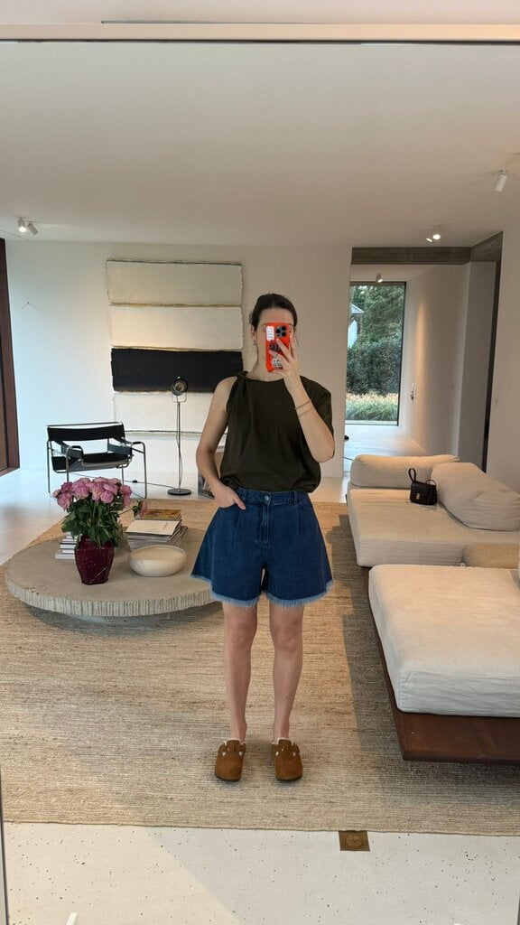 Mel Antwerp Boyfriend T-shirt - Kaki