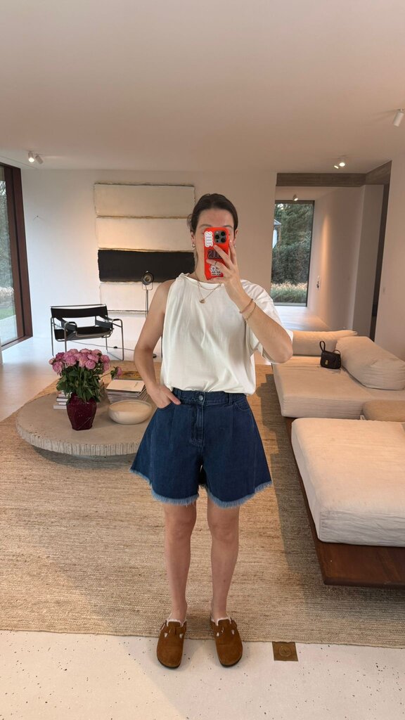 Mel Antwerp Boyfriend T-shirt - Offwhite