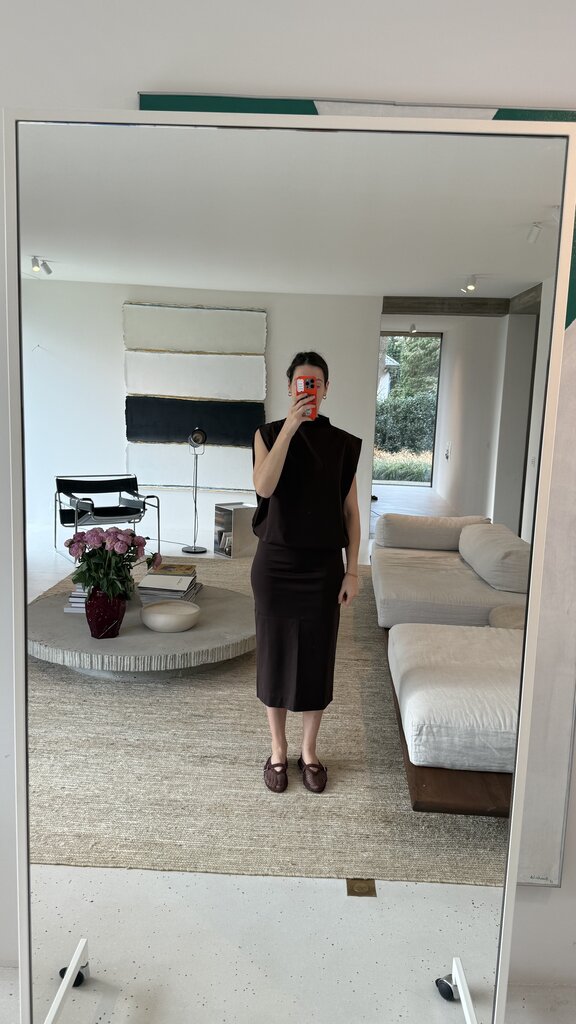 Soeur Isma Skirt - Marron Fonce