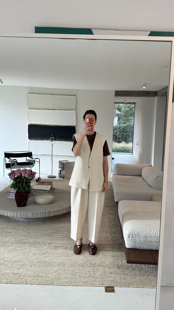 Âme Antwerp Kick Pants - Ecru