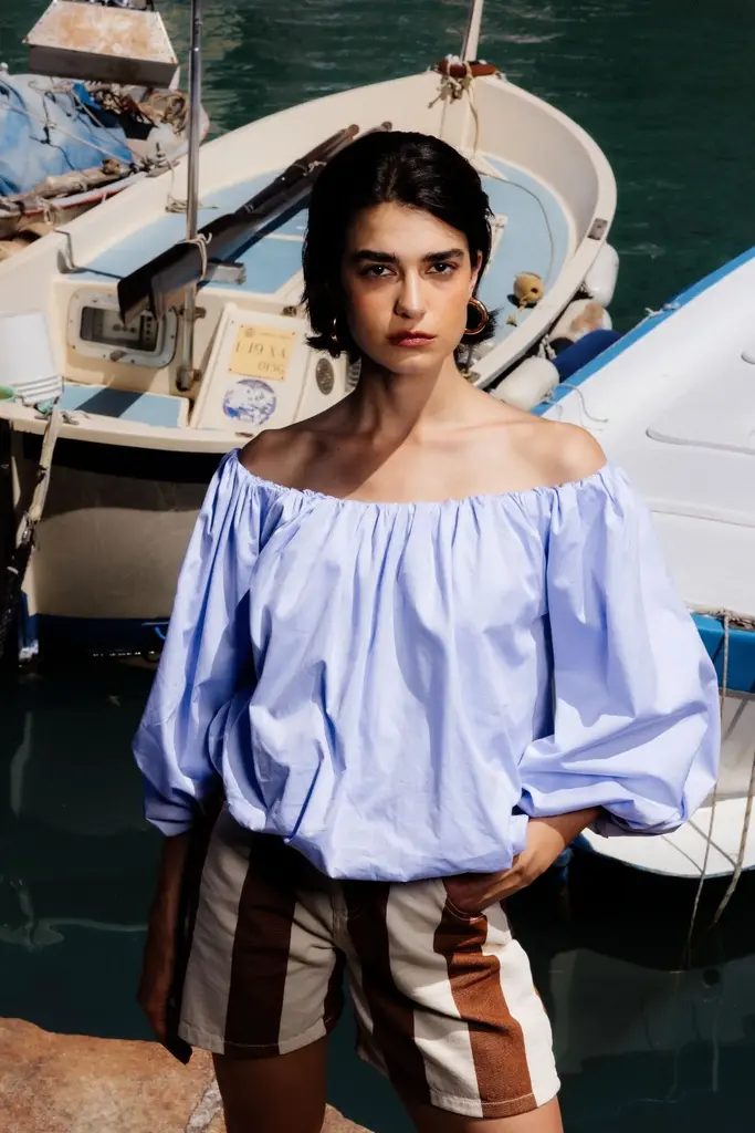 Âme Antwerp Now Top - Light Blue