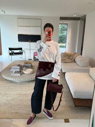 Stieglitz Monica Skate Tee Wide Sleeves - White