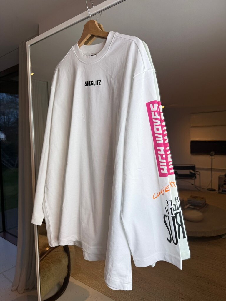 Stieglitz Monica Skate Tee Wide Sleeves - White