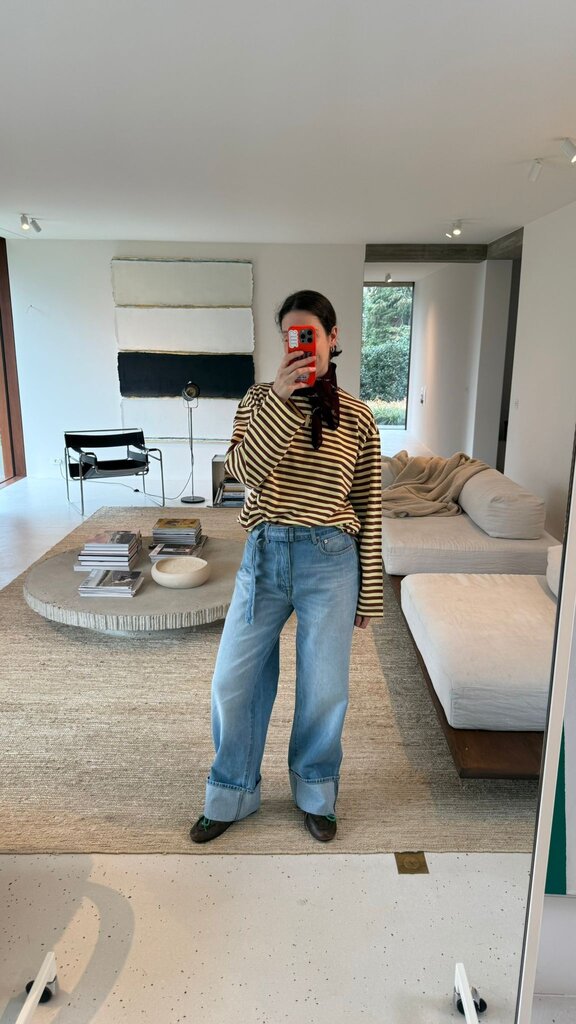 Stieglitz Pia Skate Tee Wide Sleeves - Yellow