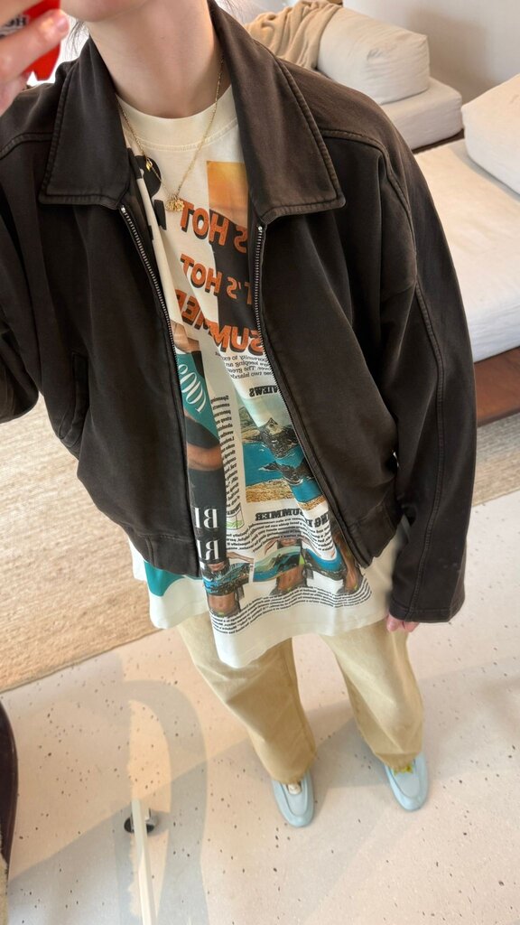 Stieglitz Dennis Skate Tee Double Sleeves - Off White