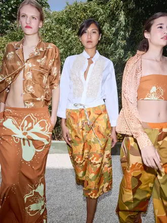 AVDW Flora Travel Maxi Skirt - Brown