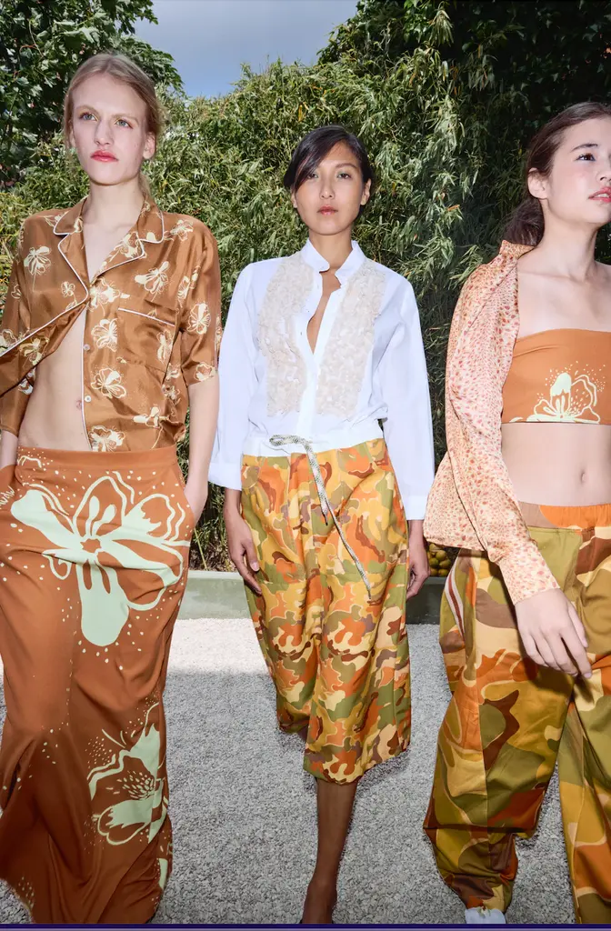 AVDW Flora Travel Maxi Skirt - Brown