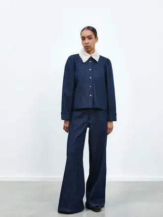 Rhune Feline Pants Denim - Navy