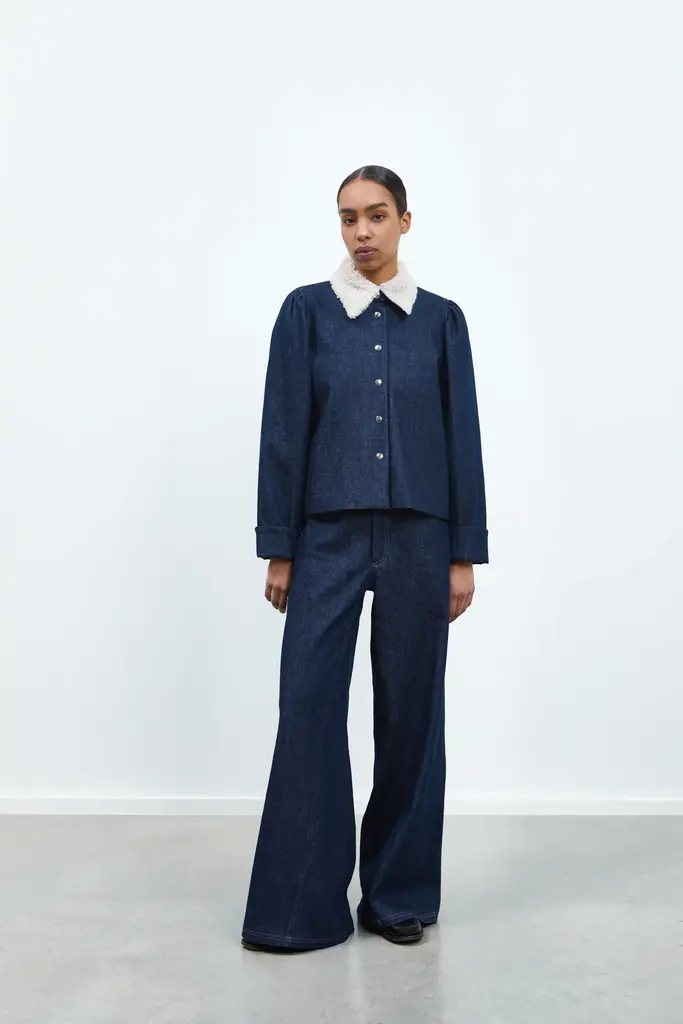 Rhune Feline Pants Denim - Navy