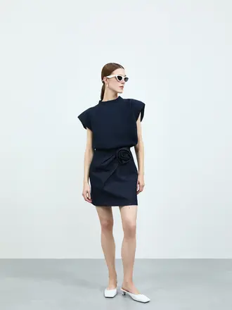 Rhune Moira Skirt - Navy