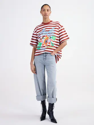 Stieglitz Jovita Oversized T-shirt - Brown