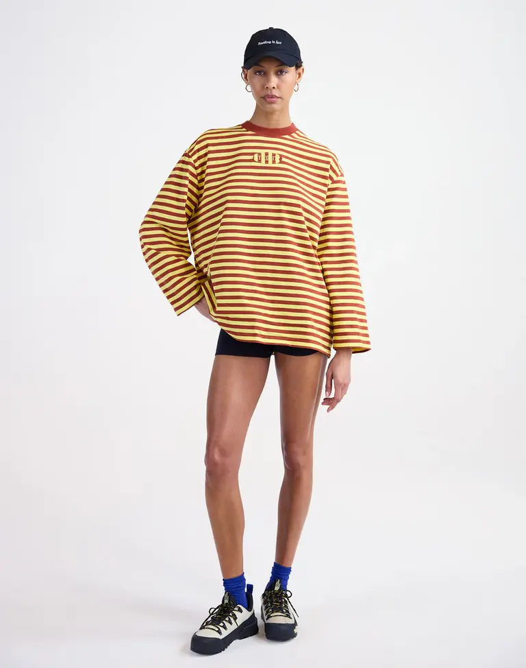 Stieglitz Pia Skate Tee Wide Sleeves - Yellow