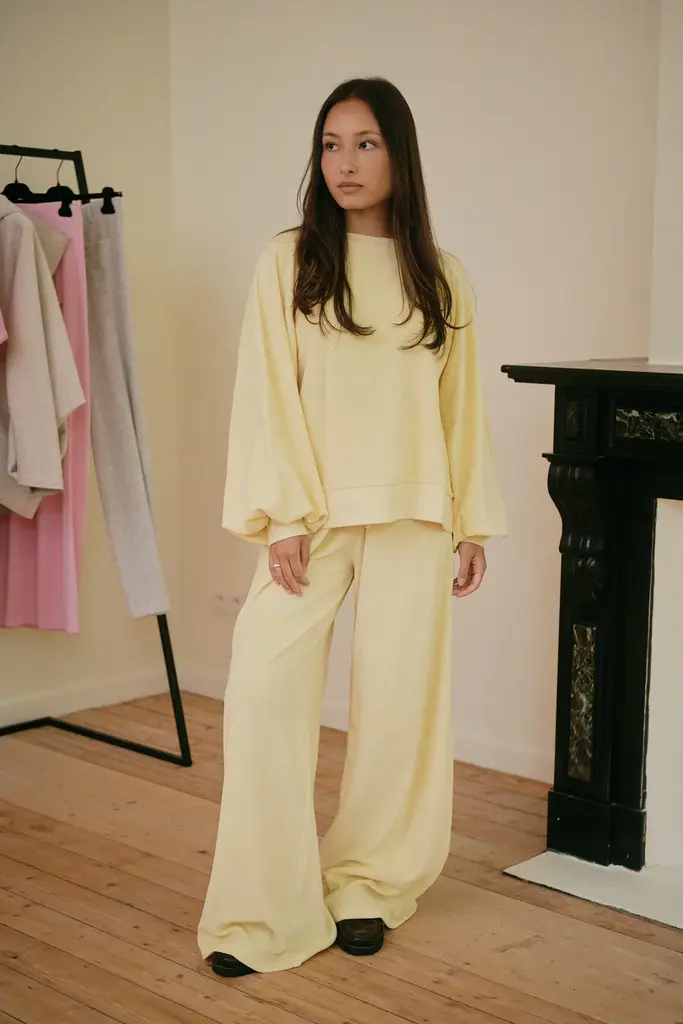 Love Sundaily Rosas Sweater - Yellow