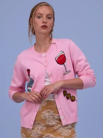 Nathalie Vleeschouwer Hyeres Knitwear - Pink