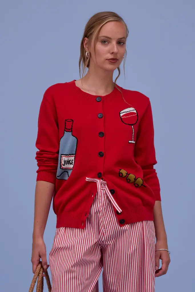 Nathalie Vleeschouwer Hyeres Knitwear - Coral Red