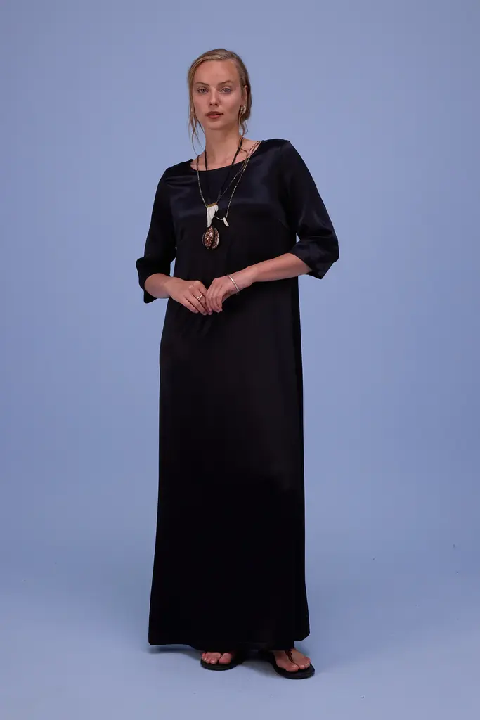 Nathalie Vleeschouwer Francine Dress - Shiny Black