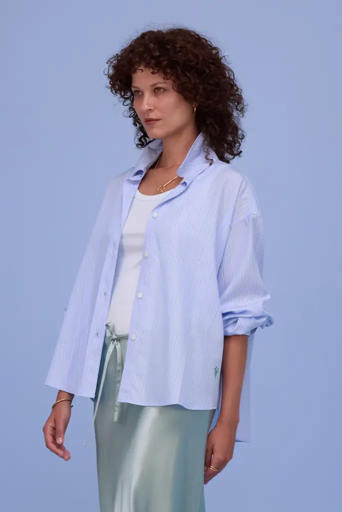 Nathalie Vleeschouwer Hermine Blouse - Blue/Green