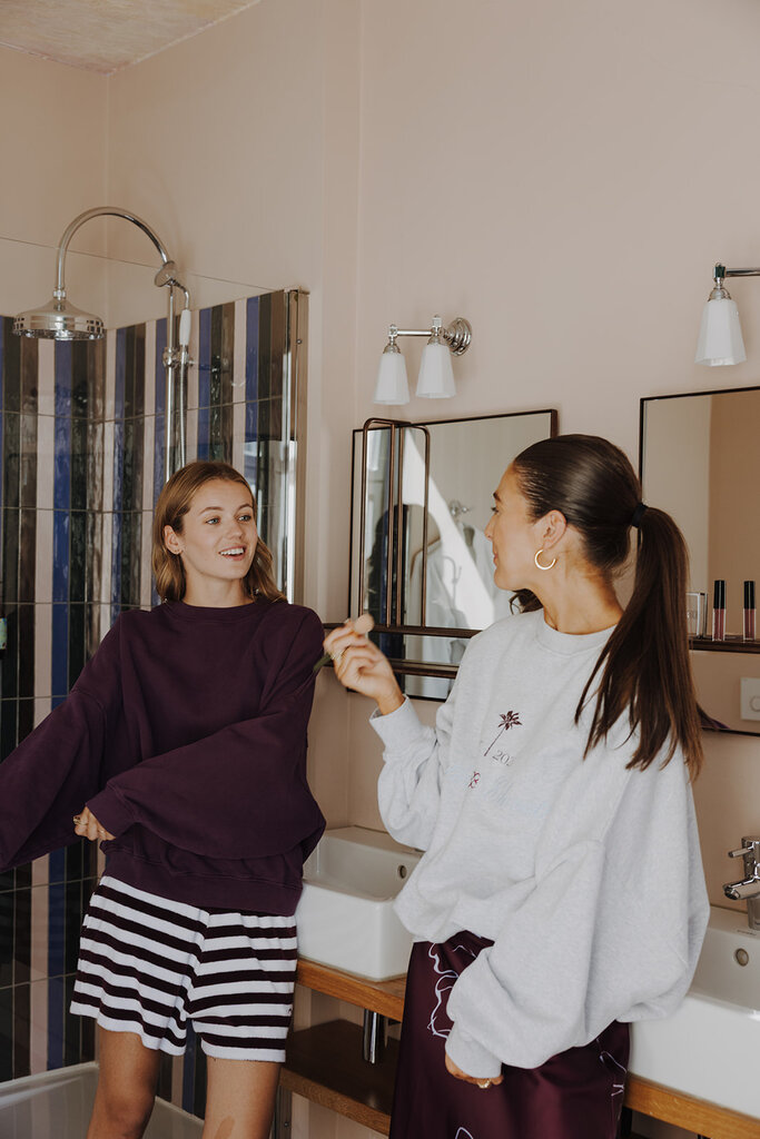 Cou Cou Collection Joseph Sweater - Aubergine